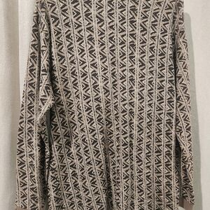 Greg Norman Vintage Golf Polo Long Sleeve Geometric SZ XL